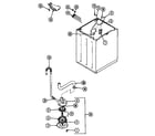 Magic Chef W205KWC motor & pump diagram