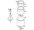 Magic Chef W205KAC tub diagram