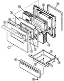 Door/drawer (6551wr*) (6551wra) (6551wrw)
