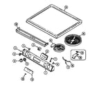 Magic Chef 7898XRA top assembly diagram