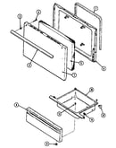 Door/drawer (6500pr*) (6500pra) (6500prw)