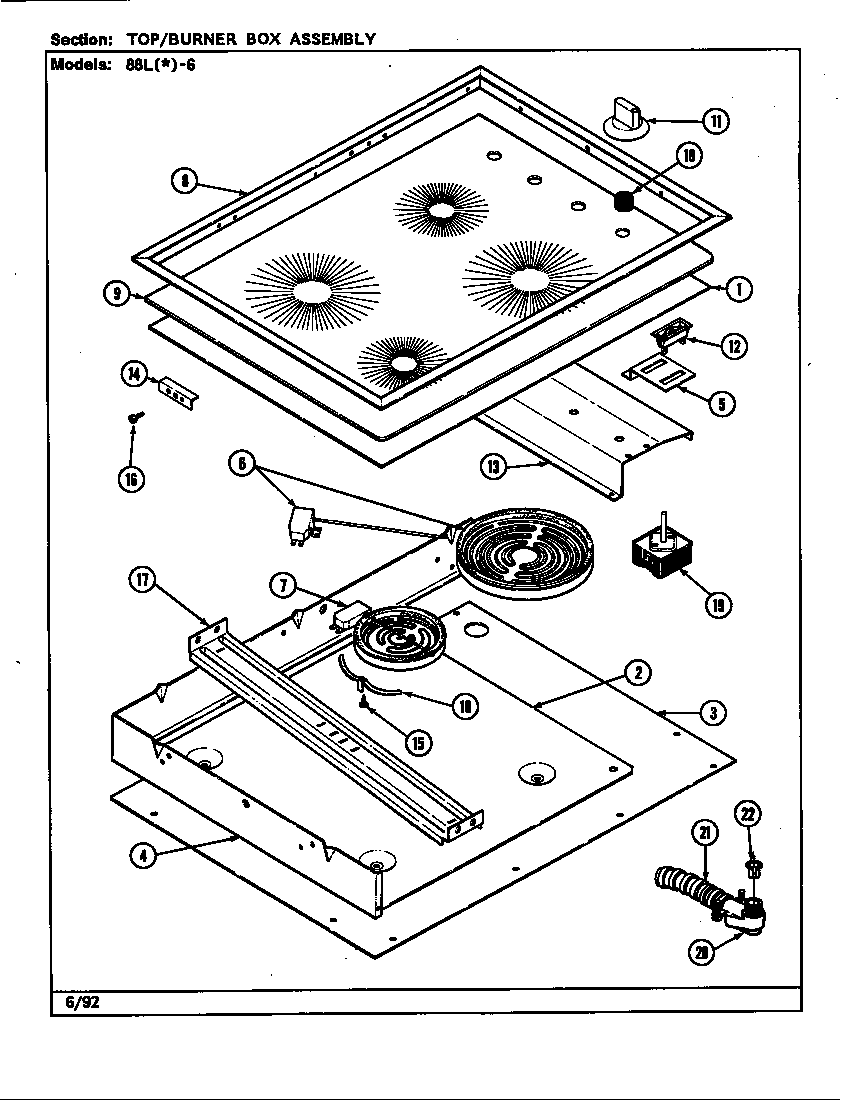 Top assembly