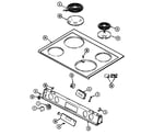 Magic Chef 6892XRA top assembly diagram