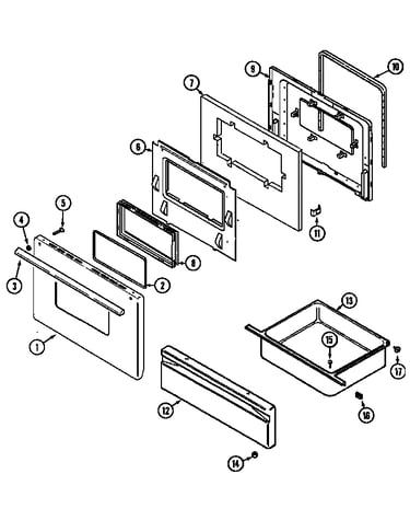 Door/drawer (wuw series 27) (6551wuw)