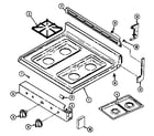 Maytag G3227WRAM3 top assembly diagram