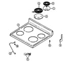 Magic Chef 3521WRV top assembly diagram