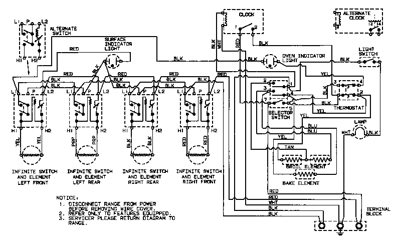 WIRING INFORMATION (3521WRA) (3521WRV) (3521WRW)