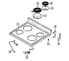 Magic Chef 3521XRA top assembly diagram