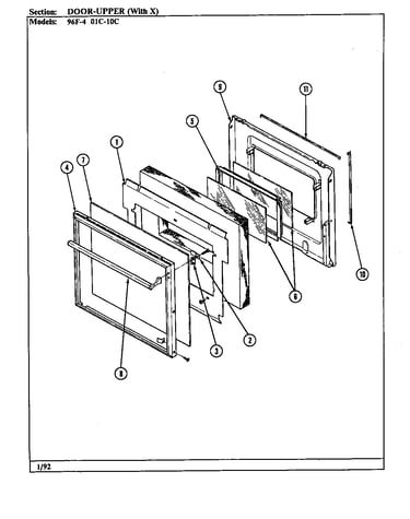 Door-upper (ser. 1-10)