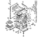 Maytag D3167XRALT oven/body diagram