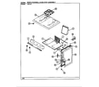 Magic Chef 31MA-23KX-ON body/control panel/top assembly diagram