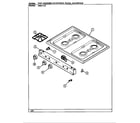 Magic Chef 34MN-23CKX-ON top assy./control panel diagram