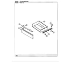 Magic Chef 34MN-23CKX-ON access drawer diagram
