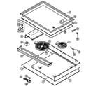 Magic Chef C8670PV top assembly diagram
