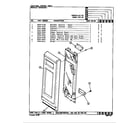 Magic Chef 77JN-5EVWM control panel (cm46fn-14t-02) diagram