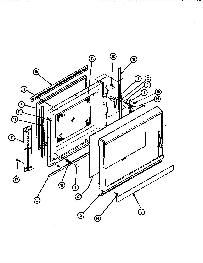 Door parts (cm46fn-14t-02)