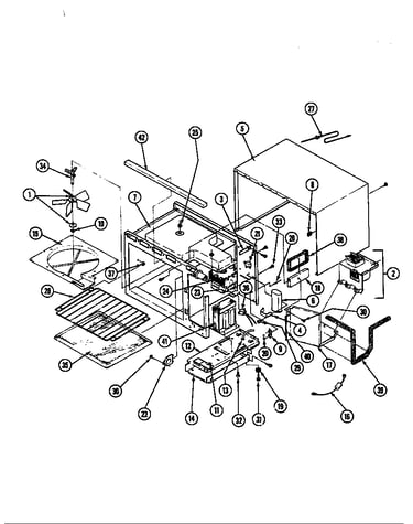 Base & cavity parts (cm46fn-14t-02)