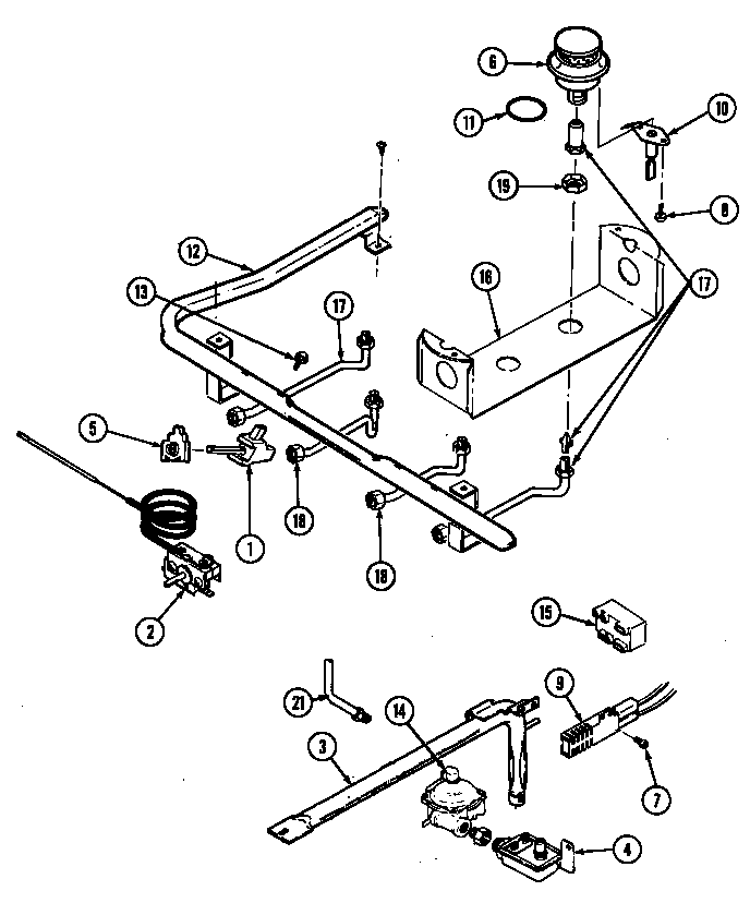 GAS CONTROLS (G3267XRA, G3267XRW) (G3267XRA) (G3267XRW)