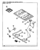 Top assembly/gas controls-surface