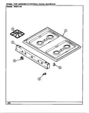 Top assembly/control panel/manifold