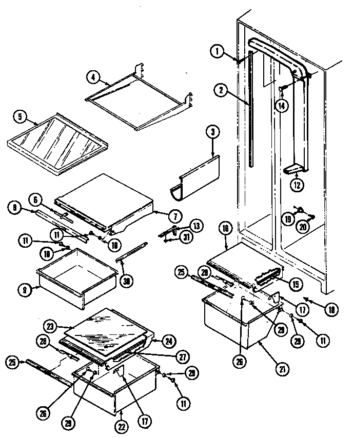 Shelves & accessories