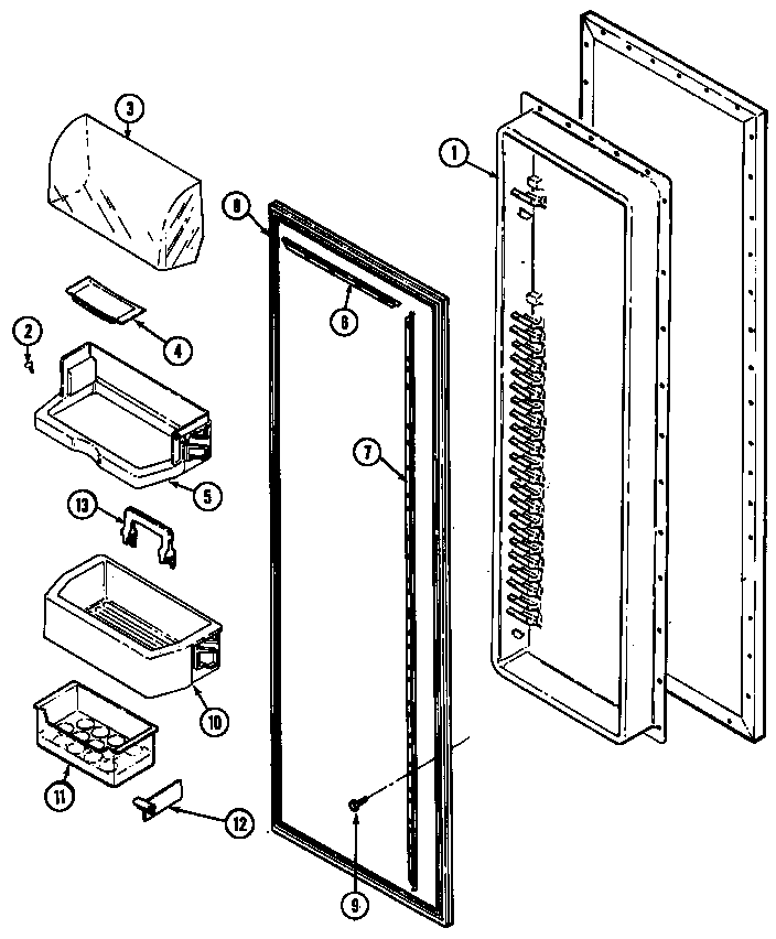 FRESH FOOD INNER DOOR