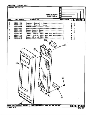 Control panel (cm46f-14t-02)