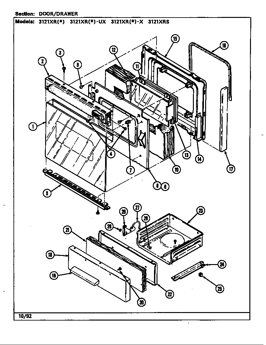 Door/drawer