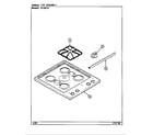 Magic Chef 8110PA top assembly diagram
