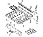 Magic Chef 3448XPW top assembly diagram