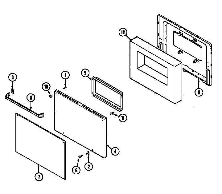 DOOR (9212XP, 9112XP) (9112XPB) (9212XPB)