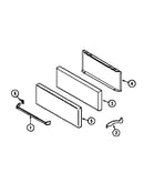 Broiler drawer (9112wp) (9112wpa) (9112wpw)