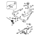 Magic Chef 3126STA gas controls diagram