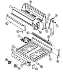 Top assembly/control panel