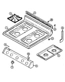 Top assembly (3448xts) (3448xts)