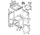 Magic Chef 6257XUA body diagram