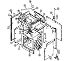 Magic Chef 7458XTA body diagram