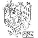 Magic Chef C3888XRA body diagram