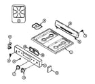 Magic Chef 3201XTW top assembly diagram