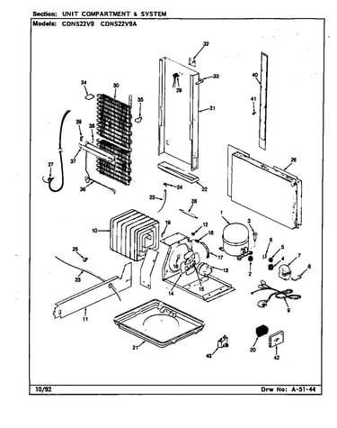 Unit compartment & system