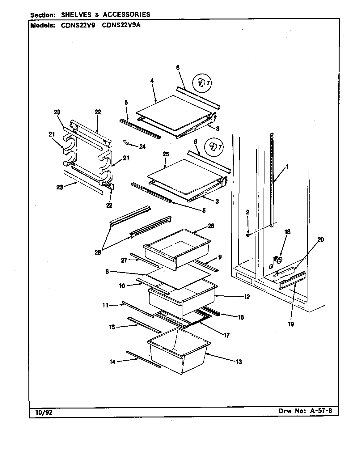 Shelves & accessories