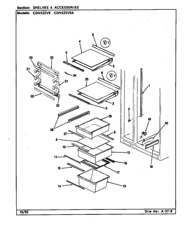 Shelves & accessories