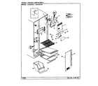 Maytag CDNS22V9/CR37A freezer compartment diagram