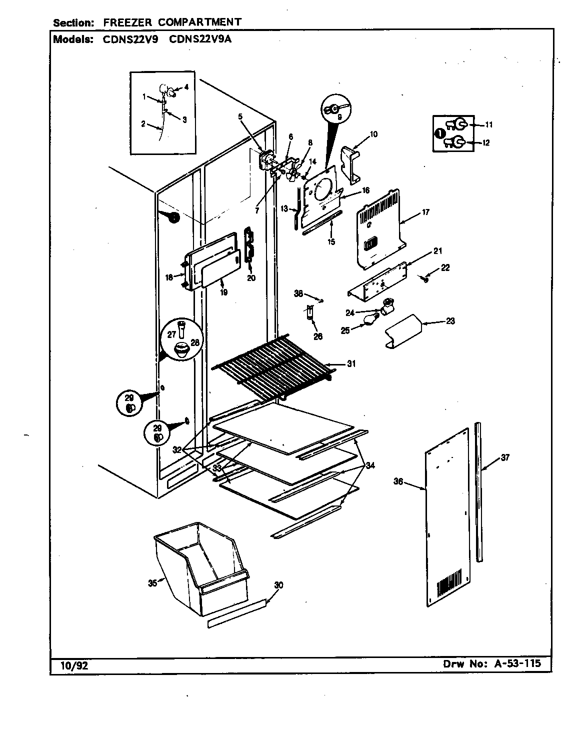 Freezer compartment