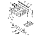 Magic Chef 3241XRA top assembly diagram