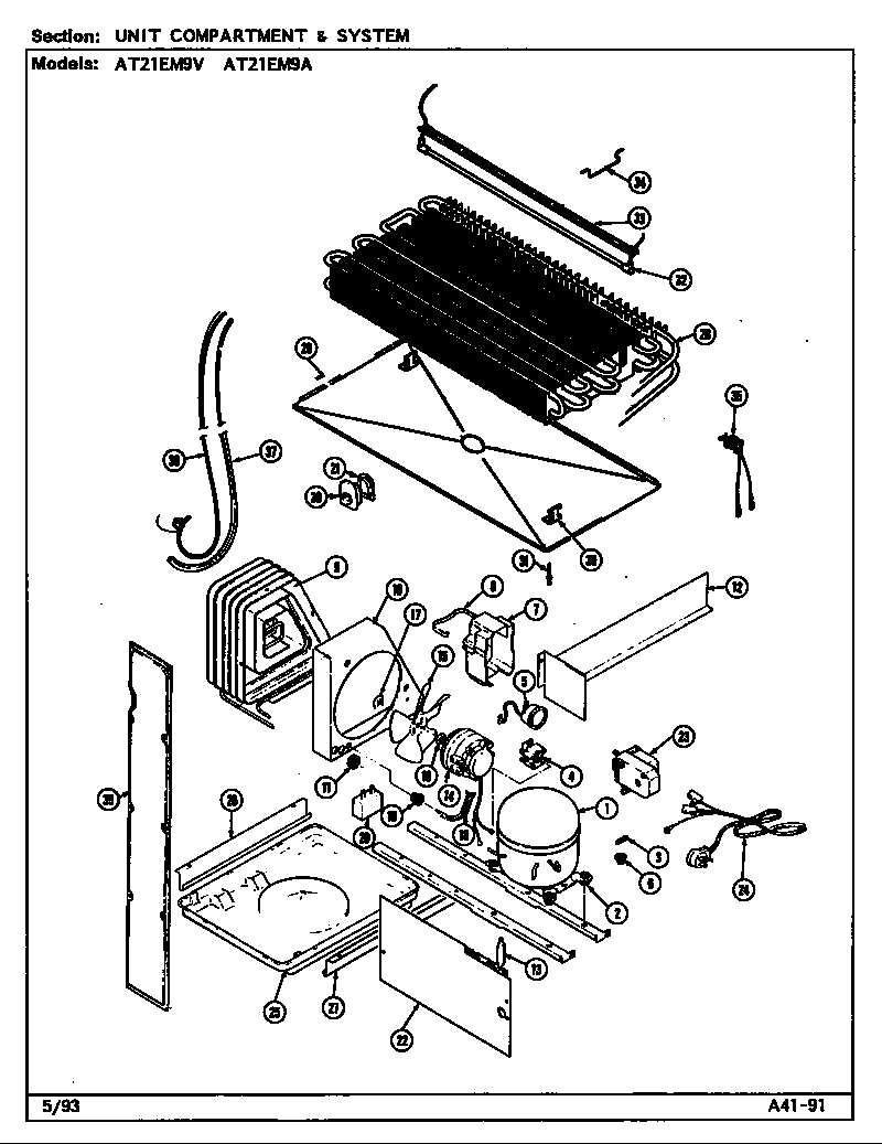 Unit compartment & system