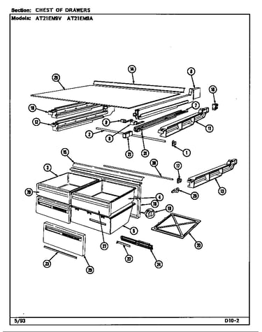 Chest of drawers