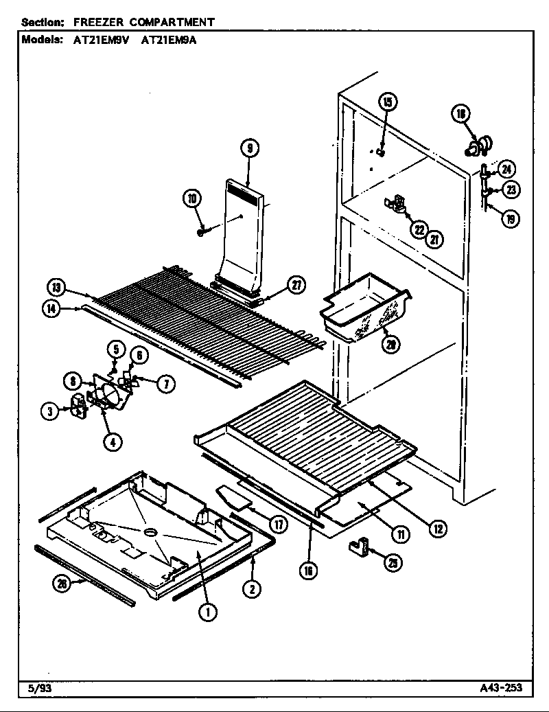 Freezer compartment