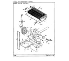 Maytag CNNT153LA/CF06A unit compartment & system diagram