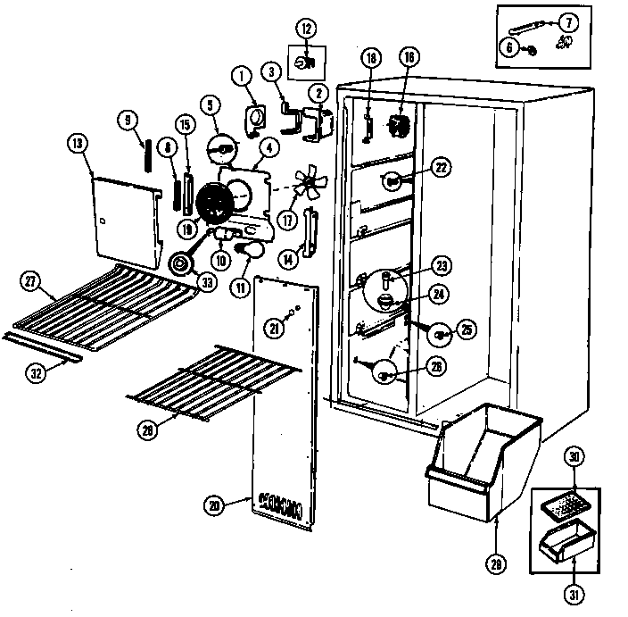 Freezer compartment